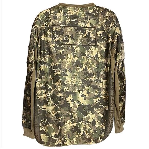 Eclipse Professional Paint Ball Jersey Sz M Camouflage Ling Sleeve All Pieces At - Picture 2 of 13